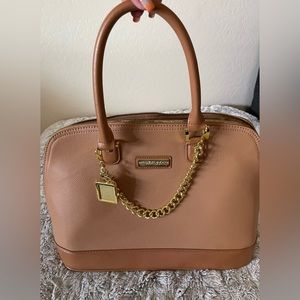 Joy & IMAN Pebble Leather Bag